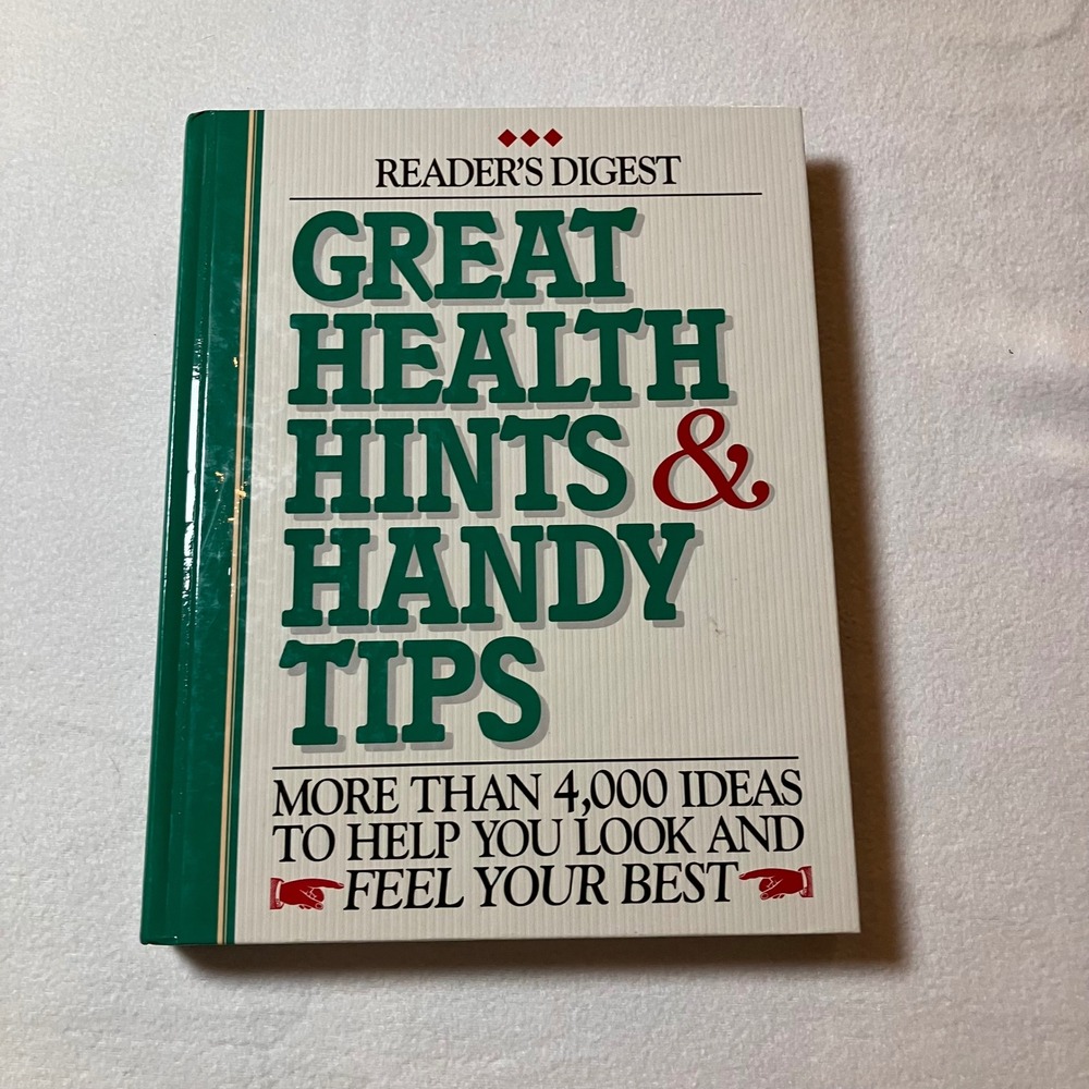 Readers Digest Great‎ Health Hints Handy Tips Book More Than 4000 Ideas